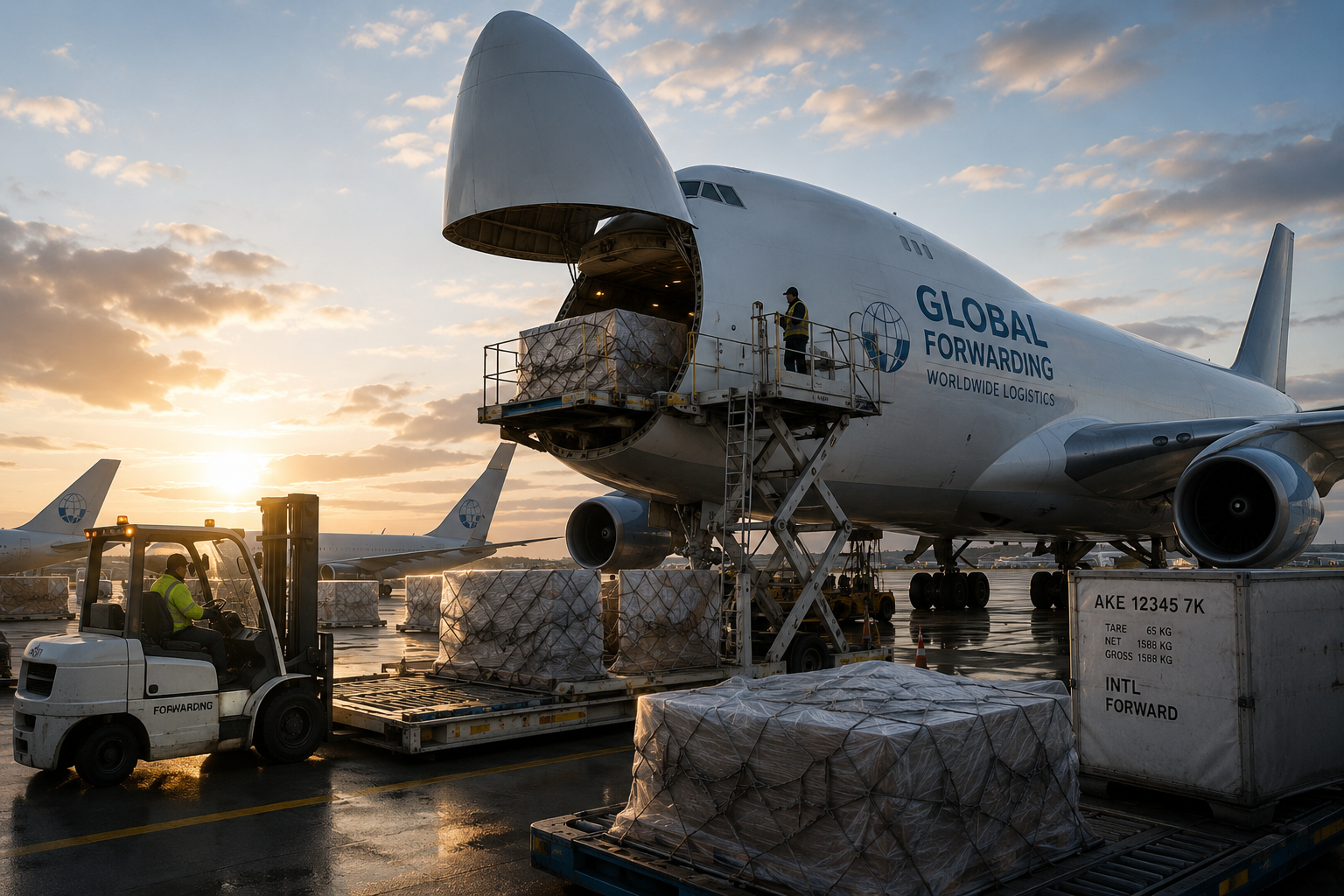 International forwarding survey workflow